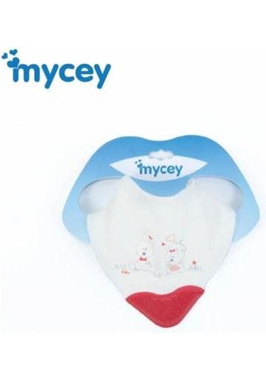 Mycey Diş Kaşıyıcılı Fular Önlük - Köpek Aşkı Çok Renkli