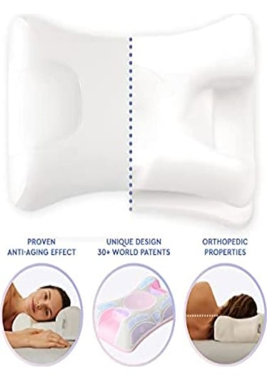 Sleep&Glow Kırışık Önleyici Ortopedik Güzellik Yastığı