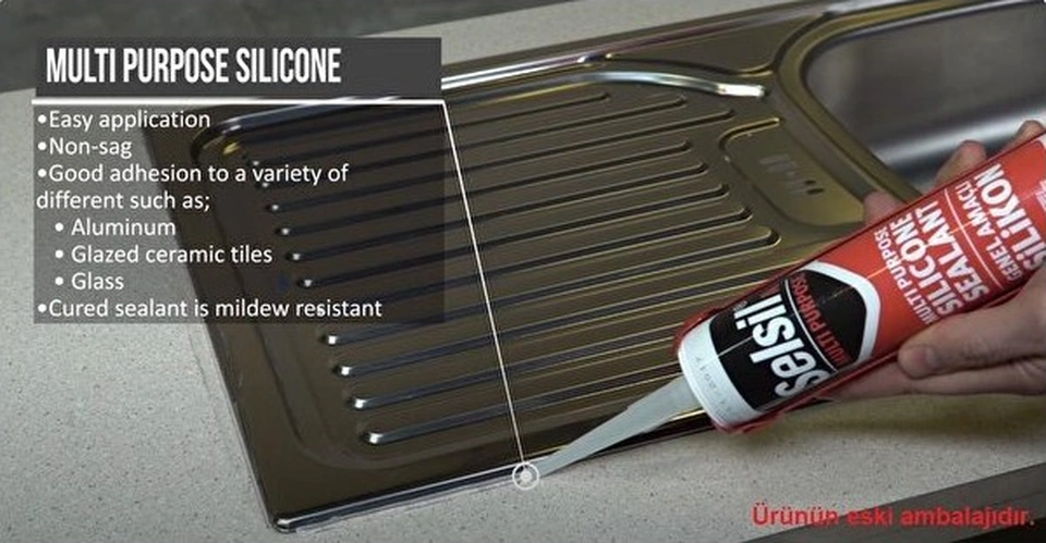 Selsil Genel Amaçlı Şeffaf Silikon 280 Gr. - 10 Adet Şeffaf