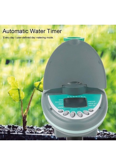 Pazly Akıllı Sulama Kontrol Cihazı 3/4 İnç Diş Otomatik Bahçe Sulama Zamanlayıcı