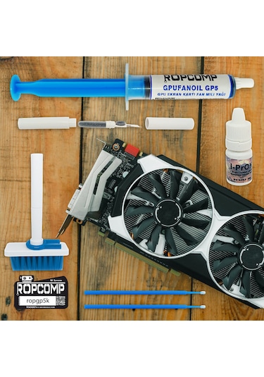 Ropcomp Gpufanoil Gpu Ekran Kartı Fan Bakım Kiti Gp5k