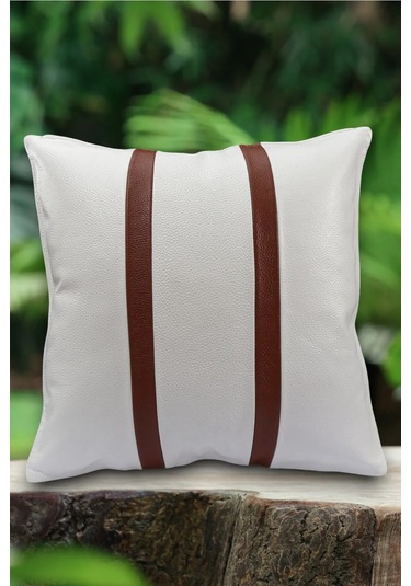 Premium Çift Taraflı Taba Beyaz Deri Kırlent Kılıfı/ev Ve Ofis Için 45x45cm Kırlent Kılıfı Çok Renkli