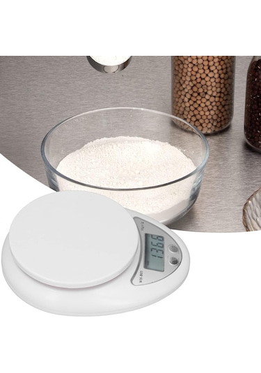 B-05 Dijital Mutfak Terazisi 5kg / 1gr Hassas Tartı Kilo Ölçer