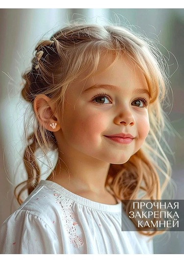 Asj 925 Ayar Gümüş Çocuk Altın Kulak Küpeleri Çiviler 211609637 Altın