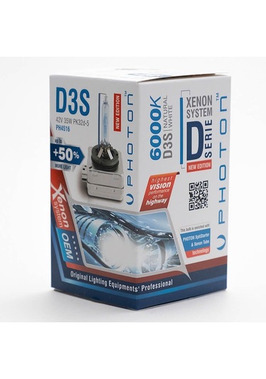 D3S 6000K +%50 Fazla Işık OEM Ampul