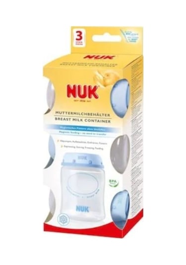 Nuk Süt Saklama Şişesi - 3'lü Kutu