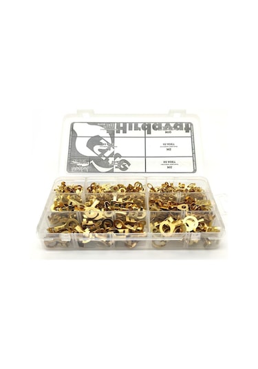 370 Parça Izolesiz Yuvarlak Tip Kablo Ucu Seti