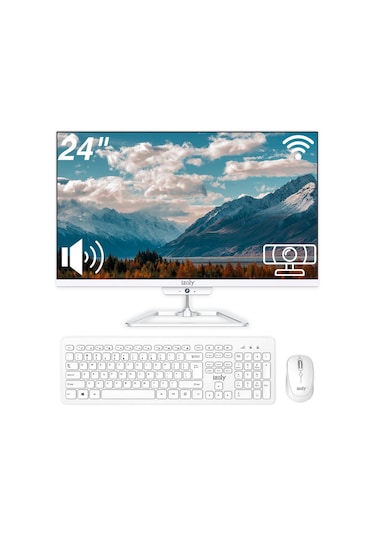 İzoly A524 i5-2520M 8 GB 512 GB SSD 24" Free Dos AIO Masaüstü Bilgisayar