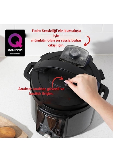 Instant Pot Duo Plus DPPC604 5.7 L Sessız Cok Amaclı Pişirici