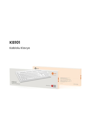 Lecoo KB101 USB Kablolu Türkçe Q Klavye