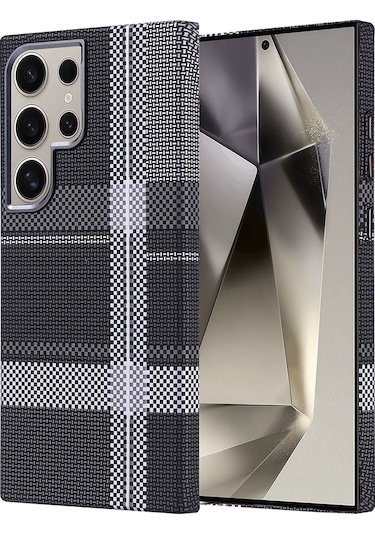 Galaxy S24 Ultra Uyumlu Kılıf Magsafe Şarj Özellikli Karbon Fiber Görünümlü Zore Nekst Kapak - Yeşil Yeşil