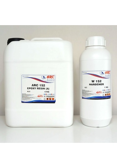 Arc152 Epoksi Ahşap Ve Elyaf Laminasyon Reçine 5 Kg Set