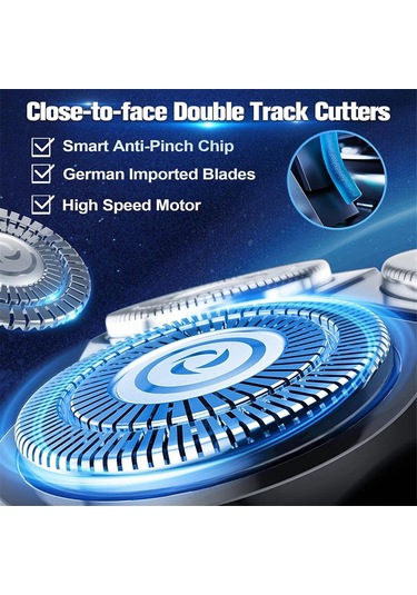 Elektrikli Baş Tıraş Makinesi, Burun Kılları İle 5'i 1 Arada Baş Tıraş Makinesi