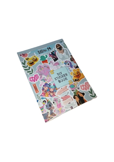 Hayal Sepeti Dıy Sticker Book Sticker Kitabı Soft Edition 24x17cm