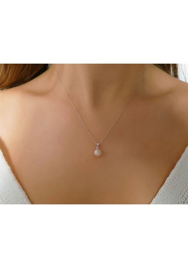 Sirius Modern Pembe Inci Kolye 0845P0002