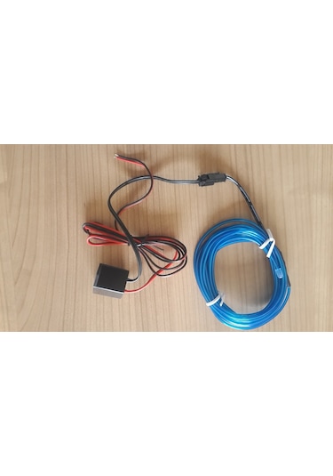 Fitilsiz Torpido Led Aydınlatma 3 Metre 12 Volt Roleli-Mavi