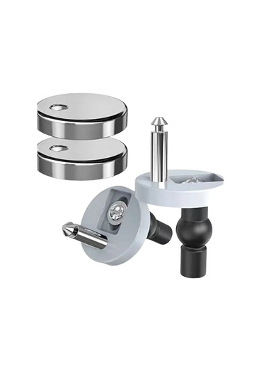 Maiyame Stainless Steel Hinge Set For Toilet Seats 2 Pieces - Quick Release, Easy Installation & Removal, Durable Aısı 304 Material Diğer