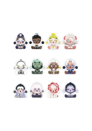 Pop Mart Skullpanda Antik Kale Serisi Figür, 1 Adet Rastgele Koleksiyon Oyuncağı Karakter Figürü Diğer