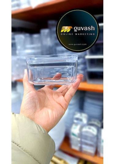 8'lı Kahvaltılık Saklama Kabı Takımı Şeffaf