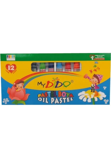 My Dido Pastel Boya 12li - 2 Adet Çok Renkli