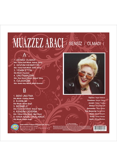 Muazzez Abacı - Sensiz Olmadı Plak