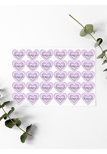 Desenli Thank You Teşekkür Stickers Paketleme Çıkartma Pytkstk94