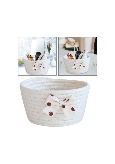 Pazly Taşınabilir Suntek Sepeti Magideal Depolama Dayanıklı Cm Aşınmaya 16.5x9 - Kw Beyaz