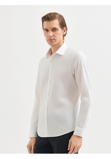 Toss Erkek Extra Slım Fıt Gömlek-beyaz 11.25s.04.330 Beyaz