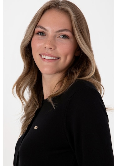 U.s. Polo Assn. Kadın Siyah Hırka Triko 50307719-vr046 Siyah U.s. Polo Assn. Kadın Siyah Hırka Triko 50307719-vr046 Siyah