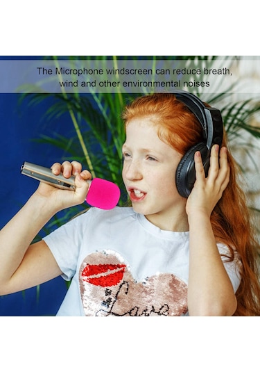 Youmex Mikrofon Spreyi Ktv Kullanıma Uygun Mavi Tekli Paketli 76mm Yükseklikli Ses Filtresi