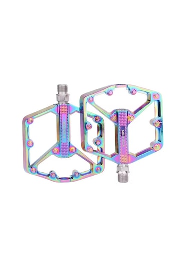 Meroca Rainbow Alüminyum Platformlu Bisiklet Pedalı