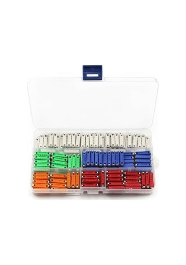 200 Adet 5a/8a/10a/16a/25a Torpido Şekli Araba Araç Sigortaları Kiti Plastik Kutu İle Diğer