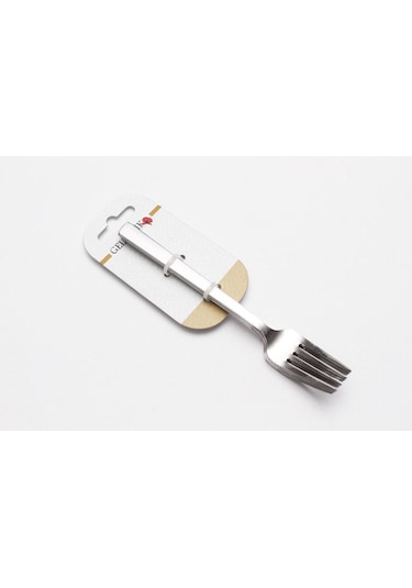 Gelincik Tatlı Çatalı 12 Adet Gri