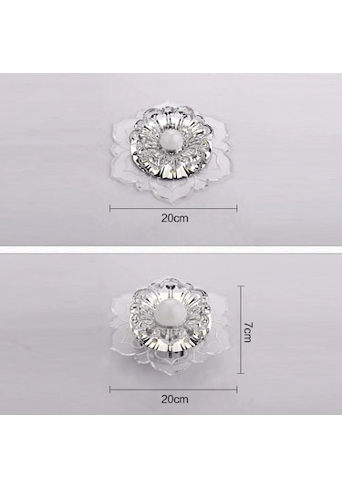 Mavi Oturma Odası Lamba Yatak Odası Mutfak Koridor Işık Armatür İçin 5w Modern Led Kristal Tavan Işık Açık Diğer