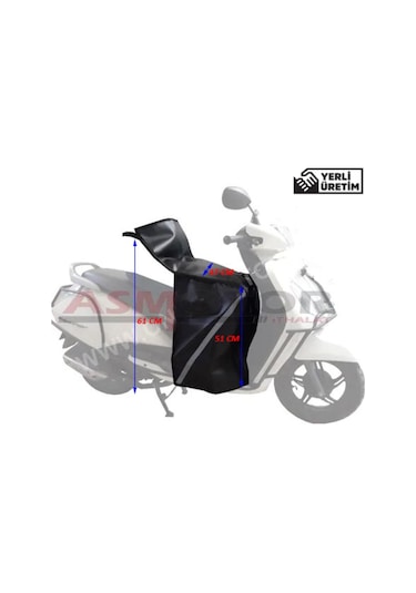 Scooter Diz Koruma Örtüsü Reflektörlü - Termal