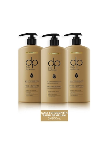 Dp Daily Perfection Şampuan Çam Terebentin 3 x 800 ML