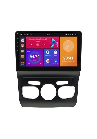 Citroen C4 Android Multimedya Sistemi 2011-2019 8+256 Gb Premium Ekran Teyp Yazılımsal 9"