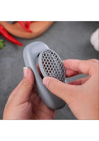 2'si 1 Arada Sarımsak Doğrama Cihazı, Çift Fonksiyonlu Sarımsak K Çok Renkli