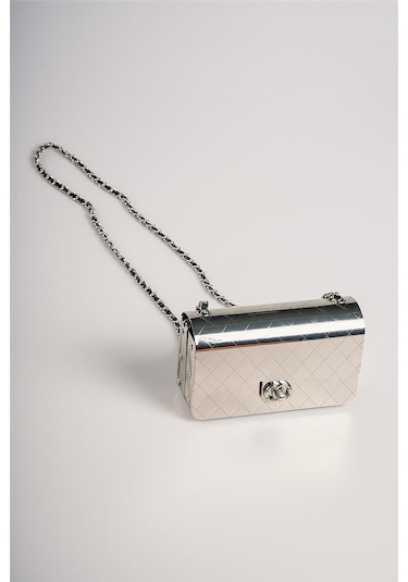 Ççs Kadın 17773 Omuz Askılı El Çantası GÜMÜŞ