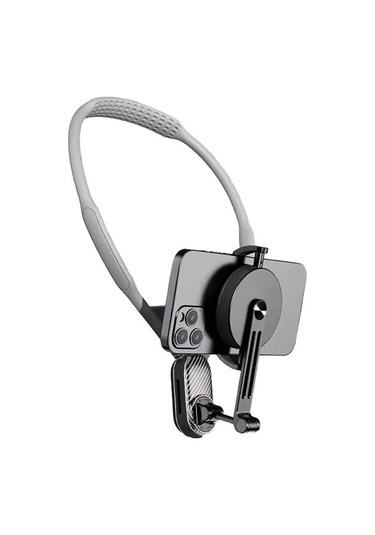 360 Derece Ayarlanabilir Boyun Askılı Manyetik Telefon Tutucu