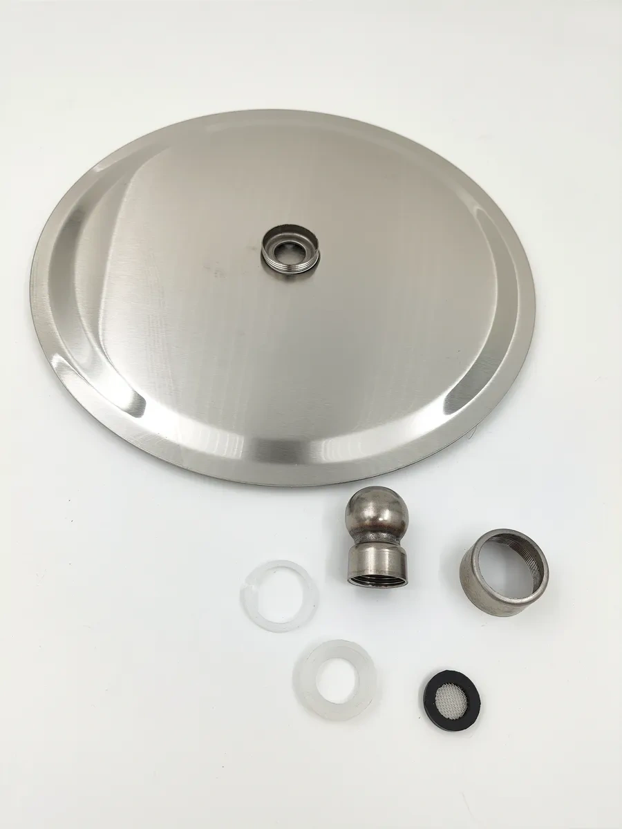 Santehvill' Tropikal Üst Paslanmaz Çelik Duş Başlığı 25 Cm 336926305 Saten