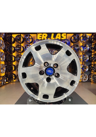 4 Adet Ford  6 15 5 108 Et52.5 63.4 Black Mack Jant Revize Edilmiş Takım