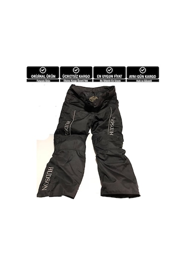 Hudson Yazılı Korumalı Motosiklet Pantolonu