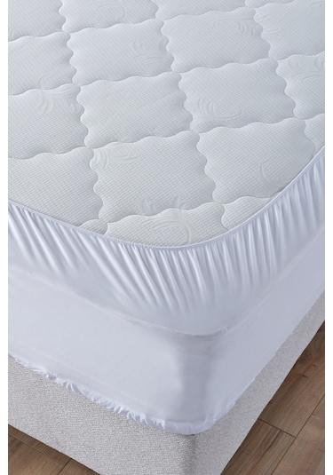 Comfyline Pamuk Sıvı Geçirmez Fitted Alez 200x200 Beyaz