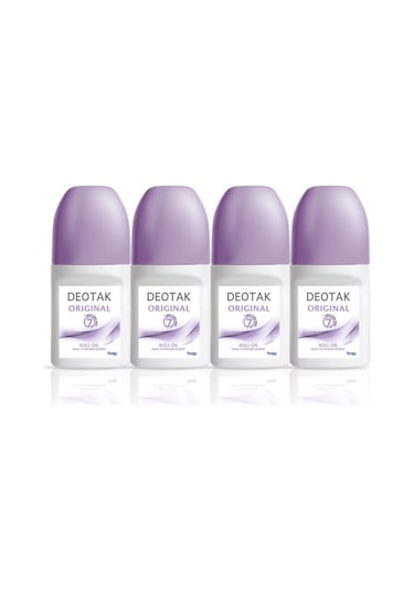 Deotak Original Unisex Roll-On Deodorant 35 ML x 4