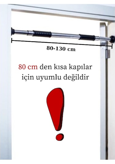 Reidan Yeni Nesil 92-120 CM Barfiks Çubuğu Süngerli Ayarlanabilir Barfiks