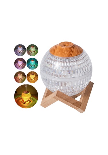 Honmex Beyaz Masaüstü Nemlendirici, 450ml Su Tankı, Usb Type-c, 6 Saat Otomatik Kapatma, Renkli Rgb Işık, Nanoteknoloji Buhar, Düşük Gürültü, Ev Ve Ofis Kullanıma Uygun