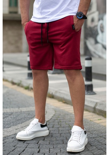 Madmext Madmext Bordo Erkek Regular Fit Şort 4842-bordo Bordo