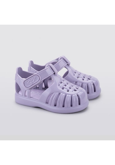 Igor Tobby Gloss Kız Çocuk Lila Parlak Sandalet S10311-018 Lila