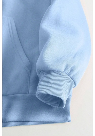 Nope Baskılı Sweatshirt Bebemavi Bebek Mavisi